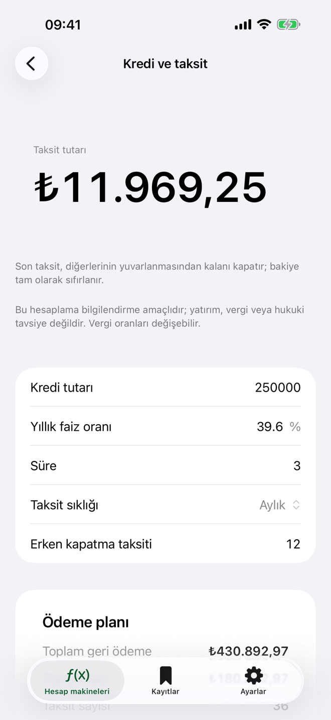 Kredi ve taksit