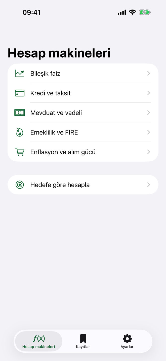 Hesap makineleri listesi